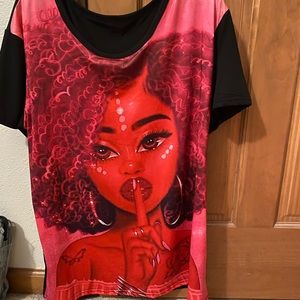 Pretty off brand shirt purchased online size 3x